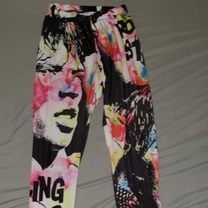 Rolling Stones Rainbow Watercolor Leggings